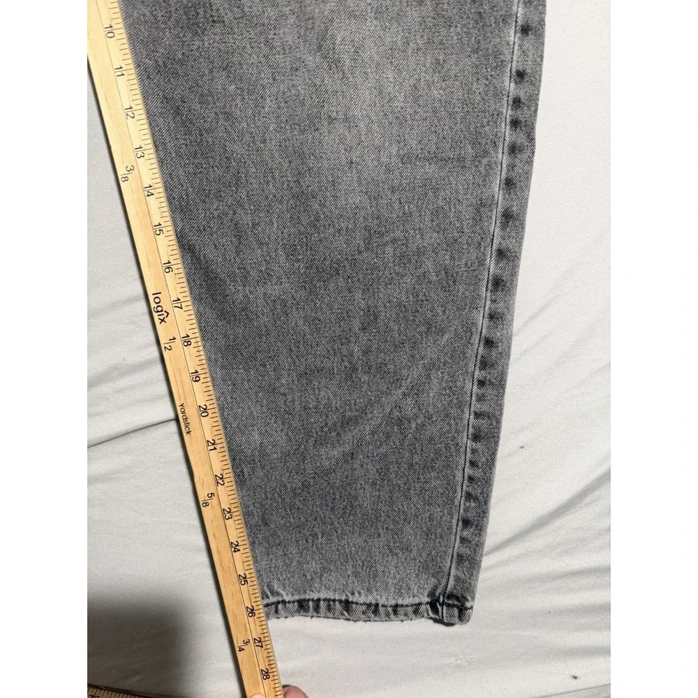 Levi Strauss &‎ Co 511 waterless grey distressed jeans men's 40x30